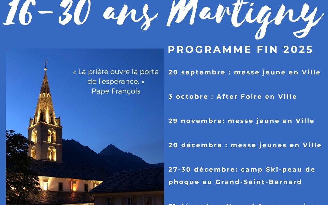 Agenda 16-30 ans Martigny