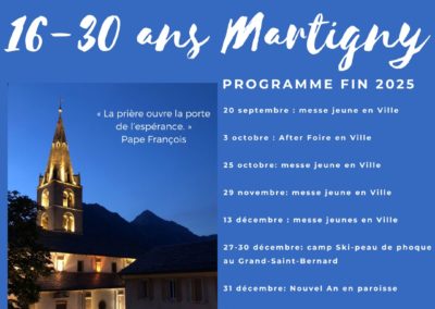 Agenda 16-30 ans Martigny